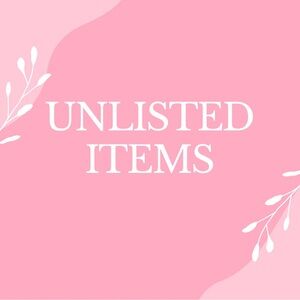 Unlisted show items.